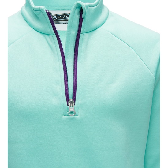 SPYDER GIRLS SAVONA-ZIP T-NECK
