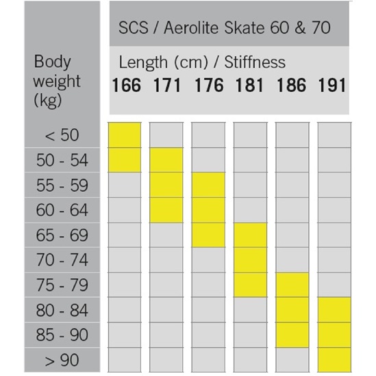 FISCHER AEROLITE SKATE 60 + CONTROL SKATE